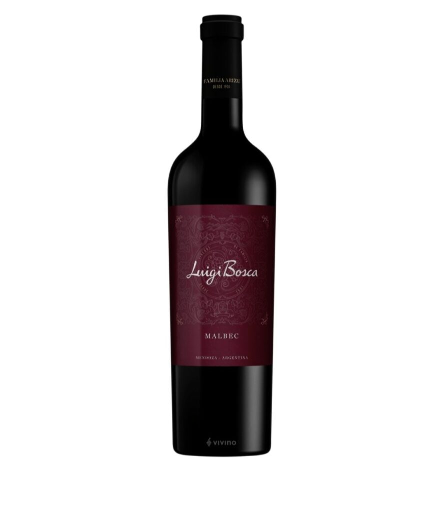Vino - LuigiBosca - malbec - La Porteña