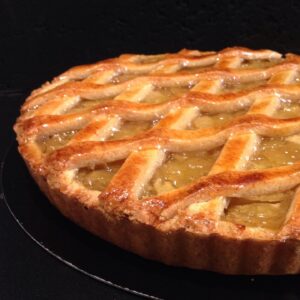 Tarta de manzana de masa quebrada